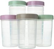 Merkloos - 12-delige luchtdichte bewaarbussen set 750 ml