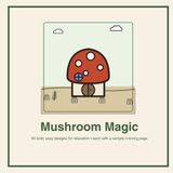 Mushroom Magic: A Cozy Forestcore Coloring Book for Adults