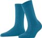 FALKE Declivity eenkleurig wol sokken dames blauw - maat 39-42