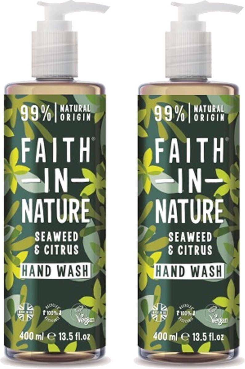 Faith In Nature - Hand Wash Seaweed & Citrus - 2 Pak