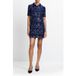 French Connection Trinny Velvet Sequin Celestial Blue Celestial Blue Taille: XL | Robes longues Outlet | Femme | Bleu