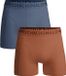 Muchachomalo Boxershort Heren – 2 Pack – 95% Katoen – Oranje – Effen – Maat M