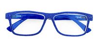 Corpootto Jeans leesbril blauw + 2,50-20g