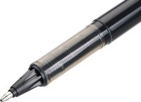 Pilot V-Ball Vloeibare inktroller - Medium - Zwart - 4 stuks