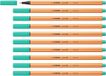 STABILO - Premium fineliner - point 88-10 Stuks - Ijsgroen | verpakking van 10, ijsgroen