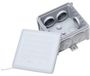 Kopp Aansluitdoos opbouw vochtige ruimtes, 83 x 83 x 50 mm, IP66, aansluitdoos met 7 kabelinvoer, M25, grijs, 351010048