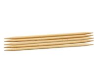 Bamboe Glorex Bamboe breinaalden 6,0 mm 20 cm, naturel