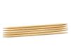 Bamboe Glorex Bamboe breinaalden 6,0 mm 20 cm, naturel