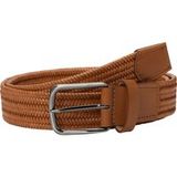 Lloyd Gevlochten riem beige, Effen