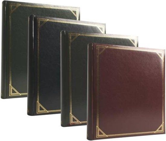 Creativa Jumbo Classic Fotoalbum - 500 foto's - Assorti - Zwart, Bruin, Donker rood, Bordeaux