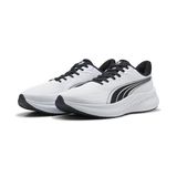 Puma Pounce Lite 2 Chaussures de course sur route unisexe, blanc et noir, 43 EU