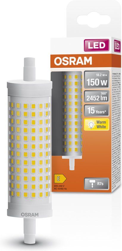 OSRAM LED LINE R7S LED Lamp - 17.5W - Warm White - 2700K - 2452 lm