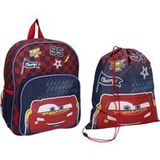 4KidsOnly Cars Cars Tassenset; Rugzak en Gymtas