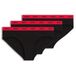 Hugo Triplet Brief Stripe Letter, 005zwart, XXL