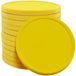 CombiCraft blanc recycle pièce faite d'amidon de pomme de terre biodégradable - jaune - Ø 29mm - emballage 500 pièces