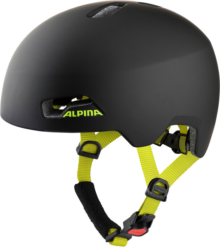 Alpina Hackney Helm Kinderen, zwart/geel