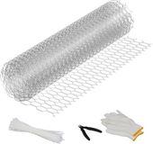 Merkloos Relaxdays Kippengaas - 5 meter - 15 x 25 mm - Verzinkt