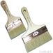 Codève Bois – Pinceau Plat 100 mm – Virole cuivrée avec poils en soie extra fine – Pour vernis et vitrification – Compatible produits eau et solvant