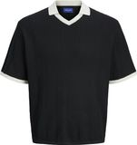 Jack & Jones Gebreide polo Heren M Zwart