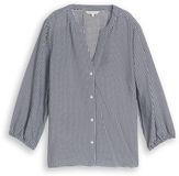 Tom Tailor Blouse met patroon - Maat 34 - small blue brown dot print