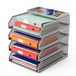 Merkloos Relaxdays Brievenbak A4 Metaal Zilver