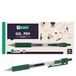 D.RECT 0907 Gelpen met fijne punt en rubberen handgreep, groen, 12 stuks