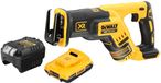 DeWalt DCS 367 D1 accu-reciprozaag 18 V borstelloos + 1x oplaadbare accu 2.0 Ah + lader