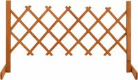 vidaXL Tuinlatwerk 120x60 cm massief vurenhout oranje