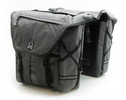 WILLEX dubbele bagagetas1200 XL - met afneembaar bovenvak - antraciet