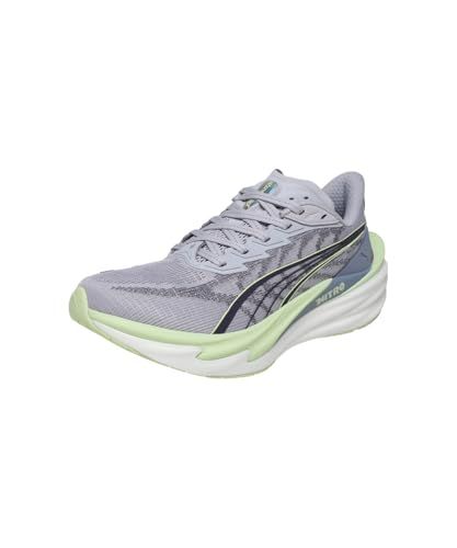 Puma Deviate Nitro 4 Hardloopschoenen voor dames - Vibrant Silver/Apple Spritz - Maat 40