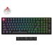 Keychron K4X-J1 RGB Mechanical Keyboard (Black, US Layout (QWERTY), Super Red, 96%, RGB, Cherry Double-Shot PBT Keycaps, Hot Swap, Bluetooth | USB-C)