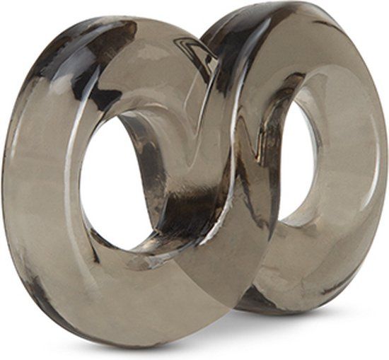 Blush Novelties Blush Penis- en scrotumring Stay Hard - Zwart