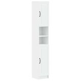 vidaXL Badkamerkast met Open Plank UTRECHT Wit 30 x 31 x 187 cm