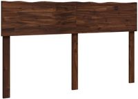 vidaXL Hoofdbord ROSTOCK Donkerbruin 140 cm