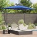 Maison Exclusive Parasol, 294 x 200 x 270 cm, polyester et aluminium