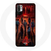 Maniacase Hoesje voor Xiaomi Redmi Note 10 5G Stranger Things Poster Crew Fan Art Seizoen 4