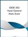 CEOE Libri GmbH CEOE 203 Vocal General Music Exam Paperback