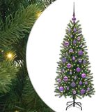 vidaXL Kunstkerstboom Groen 120 cm PE en PVC