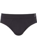 Sloggi Slip Briefs Heren Effen Aansluitend Katoen/Elastaan CHARCOAL S