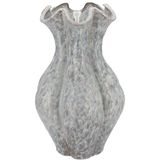 DK Design Vase à fleurs Inga Driss - gris - 27 x 44 cm - aspect émail unique