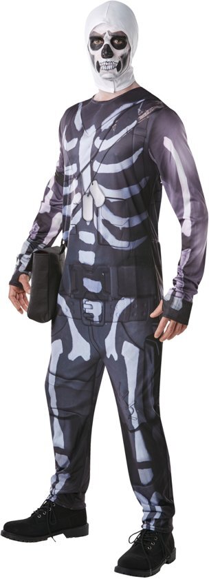 - Fortniteâ„¢ Skull Trooper kostuum voor volwassenen - Verkleedkleding