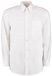 Kustom Kit Premium Oxford Classic Fit Heren Lange Mouwen Wit Katoen/Polyester Maat S