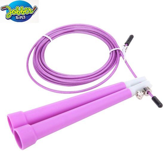 Jobber Ropes Verstelbaar sport springtouw Speed rope Crossfit springtouw Jump Rope Jobber Rope Boks Fitness springtouw ROZE - GRATIS VERZENDING
