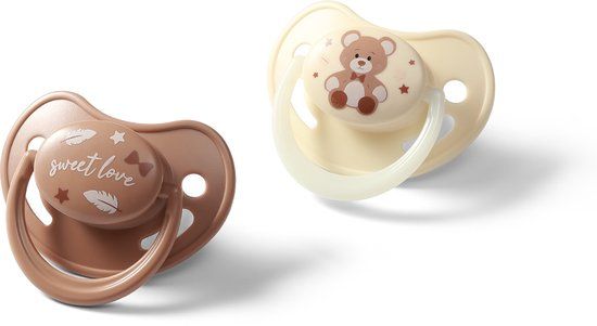 BabyOno Anatomische siliconen fopspeen 0-6 mnd