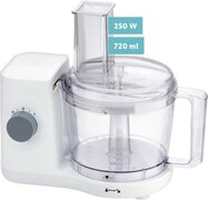 Silvercrest Keukenmachine - Foodprocessor - 250W - 720ML - Voor het snel snijden, raspen en hakken wit