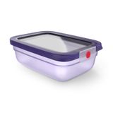 TEFAL oneClick N1210910 vershoudbakje rechthoekig paars (1,2L)