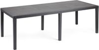 Farniente Tuintafel Kingsize 220 x 90 x 72cm Antraciet Kunststof Rechthoekig