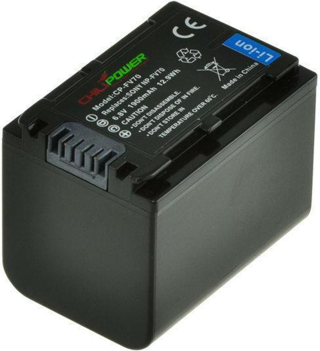 ChiliPower NP-FV70 accu voor Sony - 1900mAh