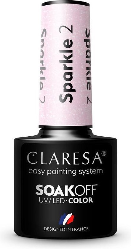 Claresa Soak Off UV/LED Sparkle hybride vernis 2 5g