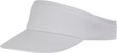 Bullet Sunvisor Zonneklep - volwassenen - wit - katoen - verstelbaar - dames/heren